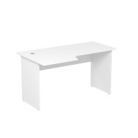 Стиль 2С.042 (Белый) Стол криволинейный, левый