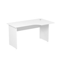 Стиль 2С.045 (Белый) Стол криволинейный, правый