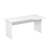 Стиль 2С.046 (Белый) Стол криволинейный, правый