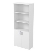Стиль 2Ш.005.2 (Белый) Шкаф для документов высокий