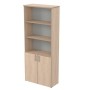 Стиль 2Ш.005.2 (Дуб) Шкаф для документов высокий