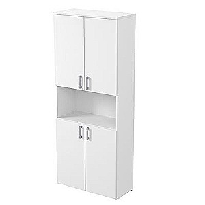 Стиль 2Ш.005.4 (Белый) Шкаф для документов высокий