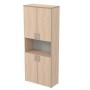Стиль 2Ш.005.4 (Дуб) Шкаф для документов высокий