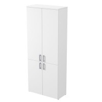 Стиль 2Ш.005.5 (Белый) Шкаф для документов высокий закрытый