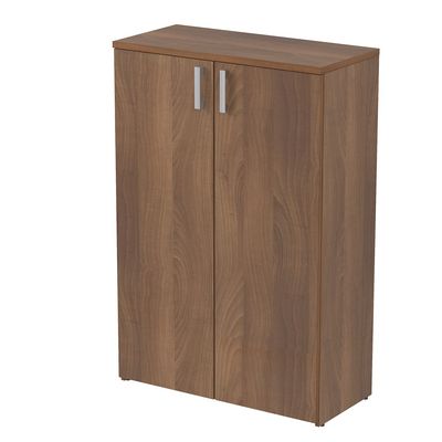 Стиль 2Ш.017.1 (Шамони темный) Шкаф для документов средний