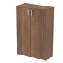 Стиль 2Ш.017.1 (Шамони темный) Шкаф для документов средний