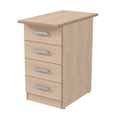 Стиль 2Т.002.1 (Дуб) Тумба приставная с топом