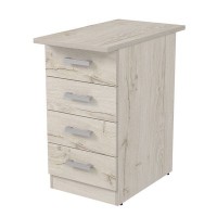 Стиль 2Т.002.1 (Сканди) Тумба приставная с топом