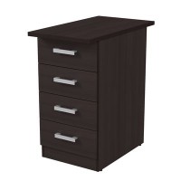 Стиль 2ТЗ.002.1 (Венге) Тумба приставная с замком и топом