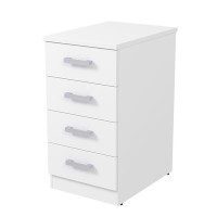 Стиль 2ТЗ.002.2 (Белый) Тумба приставная с замком и топом