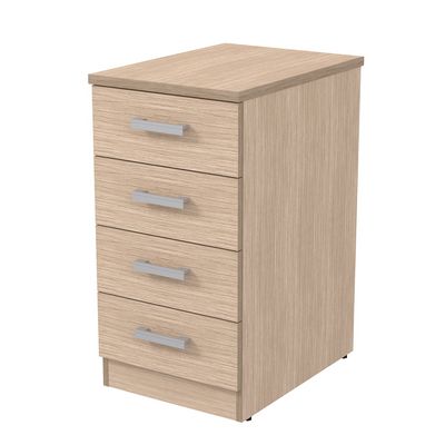 Стиль 2ТЗ.002.2 (Дуб) Тумба приставная с замком и топом