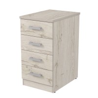 Стиль 2Т.002.2 (Сканди) Тумба приставная с топом