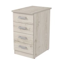 Стиль 2Т.002.3 (Сканди) Тумба приставная с топом