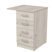 Стиль 2Т.002.5 (Сканди) Тумба приставная с топом