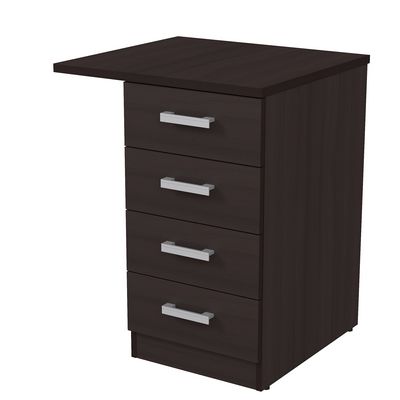 Стиль 2ТЗ.002.5 (Венге) Тумба приставная с замком и топом