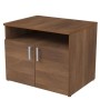 Стиль 2ТЗ.005 (Шамони темный) Тумба под оргтехнику с замком