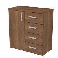 Стиль 2Т.011 (Шамони темный) Тумба приставная