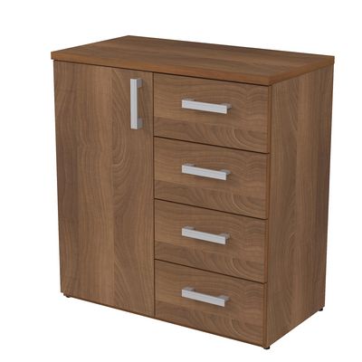 Стиль 2ТЗ.011 (Шамони темный) Тумба приставная с замком