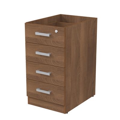 Стиль 2ТЗ.002 (Шамони темный) Тумба приставная с замком