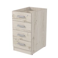 Стиль 2ТЗ.002 (Сканди) Тумба приставная с замком