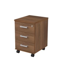 Стиль 2ТЗ.004 (Шамони темный) Тумба подкатная с замком