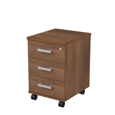 Стиль 2ТЗ.004 (Шамони темный) Тумба подкатная с замком