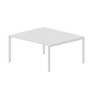 Strike STN2TG167 BLBL (Белый/Белый) Составной стол на 2 рабочих места, 4 громмета