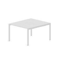 Strike STN2TM127 BLBL (Белый/Белый) Составной стол на 2 рабочих места, меламиновые аутлеты