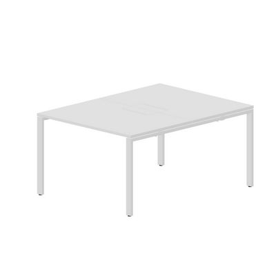 Strike STN2TM128 BLBL (Белый/Белый) Составной стол на 2 рабочих места, меламиновые аутлеты