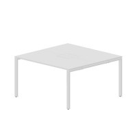 Strike STN2TM147 BLBL (Белый/Белый) Составной стол на 2 рабочих места, меламиновые аутлеты