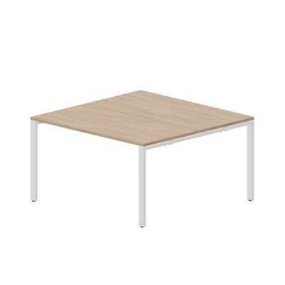 Strike STN2TM147 OWBL (Светлый дуб/Белый) Составной стол на 2 рабочих места, меламиновые аутлеты