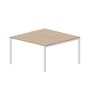 Strike STN2TM147 OWBL (Светлый дуб/Белый) Составной стол на 2 рабочих места, меламиновые аутлеты