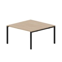 Strike STN2TM147 OWNR (Светлый дуб/Черный) Составной стол на 2 рабочих места, меламиновые аутлеты