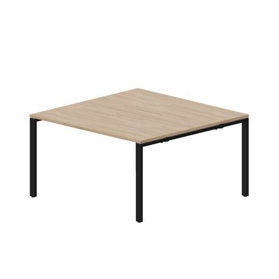 Strike STN2TM147 OWNR (Светлый дуб/Черный) Составной стол на 2 рабочих места, меламиновые аутлеты