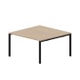 Strike STN2TM147 OWNR (Светлый дуб/Черный) Составной стол на 2 рабочих места, меламиновые аутлеты
