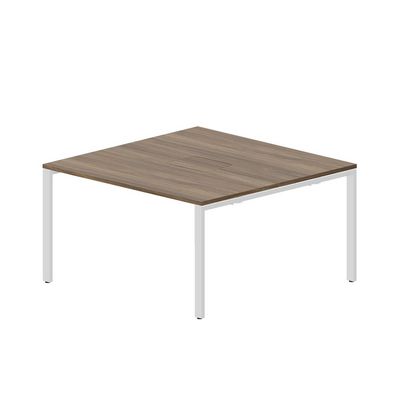 Strike STN2TM147 WNBL (Орех/Белый) Составной стол на 2 рабочих места, меламиновые аутлеты