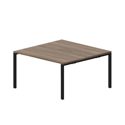 Strike STN2TM147 WNNR (Орех/Черный) Составной стол на 2 рабочих места, меламиновые аутлеты