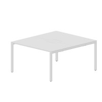 Strike STN2TM148 BLBL (Белый/Белый) Составной стол на 2 рабочих места, меламиновые аутлеты