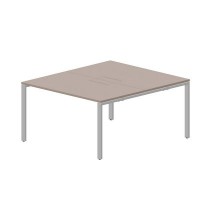 Strike STN2TM148 TRAL (Тортора/Алюминий) Составной стол на 2 рабочих места, меламиновые аутлеты