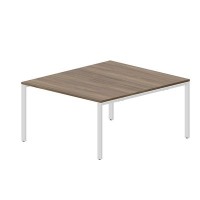 Strike STN2TM148 WNBL (Орех/Белый) Составной стол на 2 рабочих места, меламиновые аутлеты