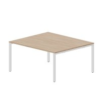 Strike STN2TM167 OWBL (Светлый дуб/Белый) Составной стол на 2 рабочих места, меламиновые аутлеты