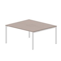 Strike STN2TM167 TRBL (Тортора/Белый) Составной стол на 2 рабочих места, меламиновые аутлеты