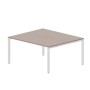 Strike STN2TM167 TRBL (Тортора/Белый) Составной стол на 2 рабочих места, меламиновые аутлеты