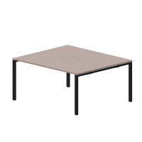 Strike STN2TM167 TRNR (Тортора/Черный) Составной стол на 2 рабочих места, меламиновые аутлеты