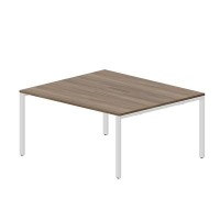 Strike STN2TM167 WNBL (Орех/Белый) Составной стол на 2 рабочих места, меламиновые аутлеты