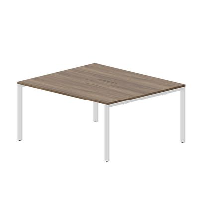 Strike STN2TM167 WNBL (Орех/Белый) Составной стол на 2 рабочих места, меламиновые аутлеты