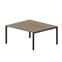 Strike STN2TM167 WNNR (Орех/Черный) Составной стол на 2 рабочих места, меламиновые аутлеты