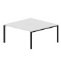 Strike STN2TM168 BLNR (Белый/Черный) Составной стол на 2 рабочих места, меламиновые аутлеты