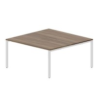 Strike STN2TM168 WNBL (Орех/Белый) Составной стол на 2 рабочих места, меламиновые аутлеты