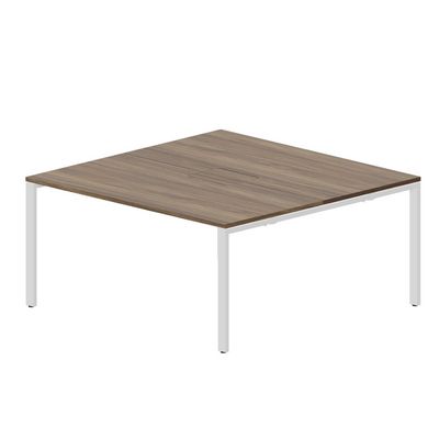 Strike STN2TM168 WNBL (Орех/Белый) Составной стол на 2 рабочих места, меламиновые аутлеты